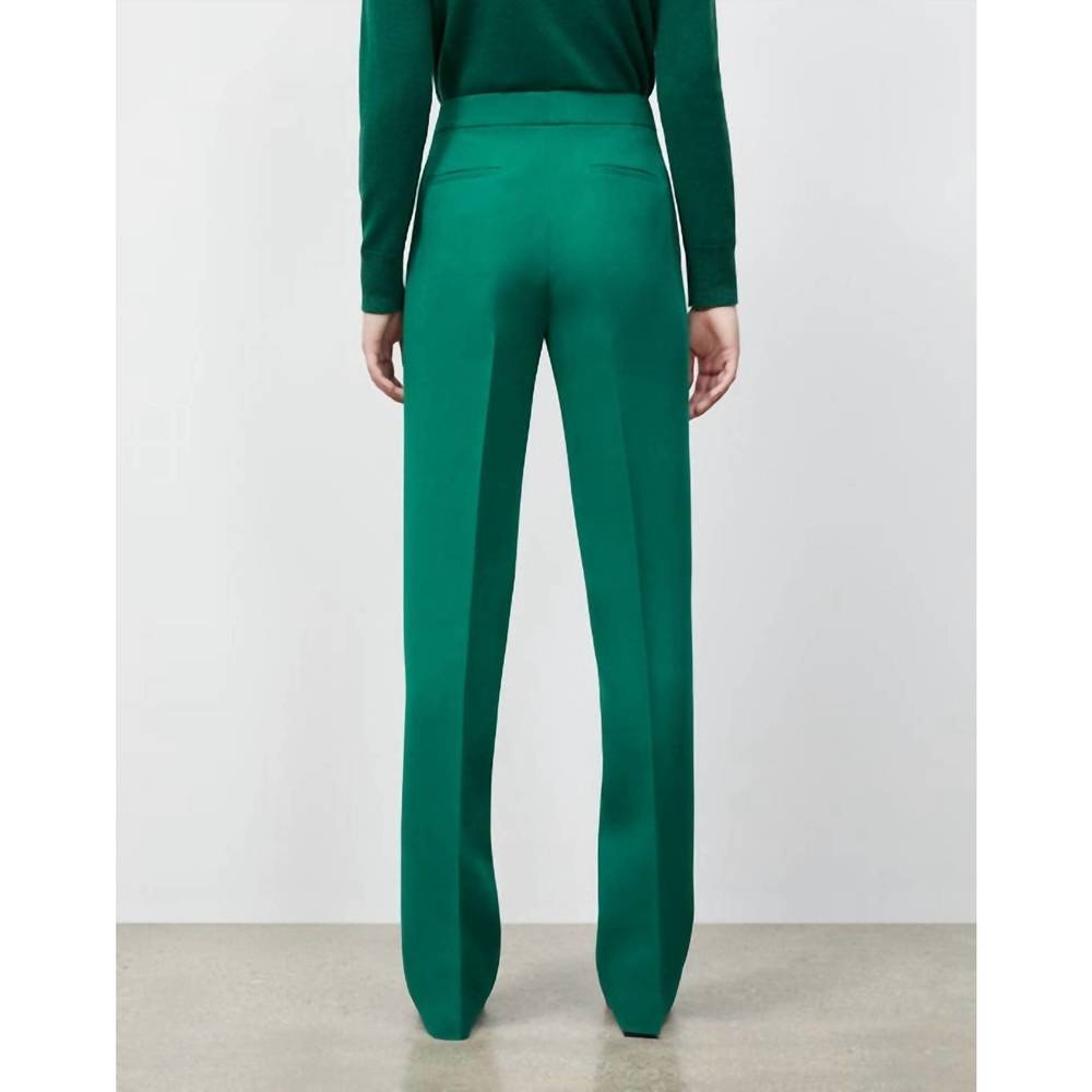 NEW LAFAYETTE 148 dalton pant in emerald - Picture 3 of 3
